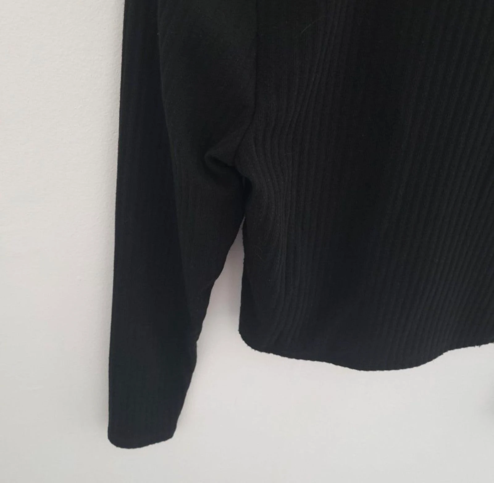 Nuevo con etiqueta: ONLY cárdigan negro acanalado con cremallera, talla M – photo 10